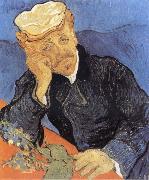 Vincent Van Gogh Portrait of Dector Gacher oil on canvas